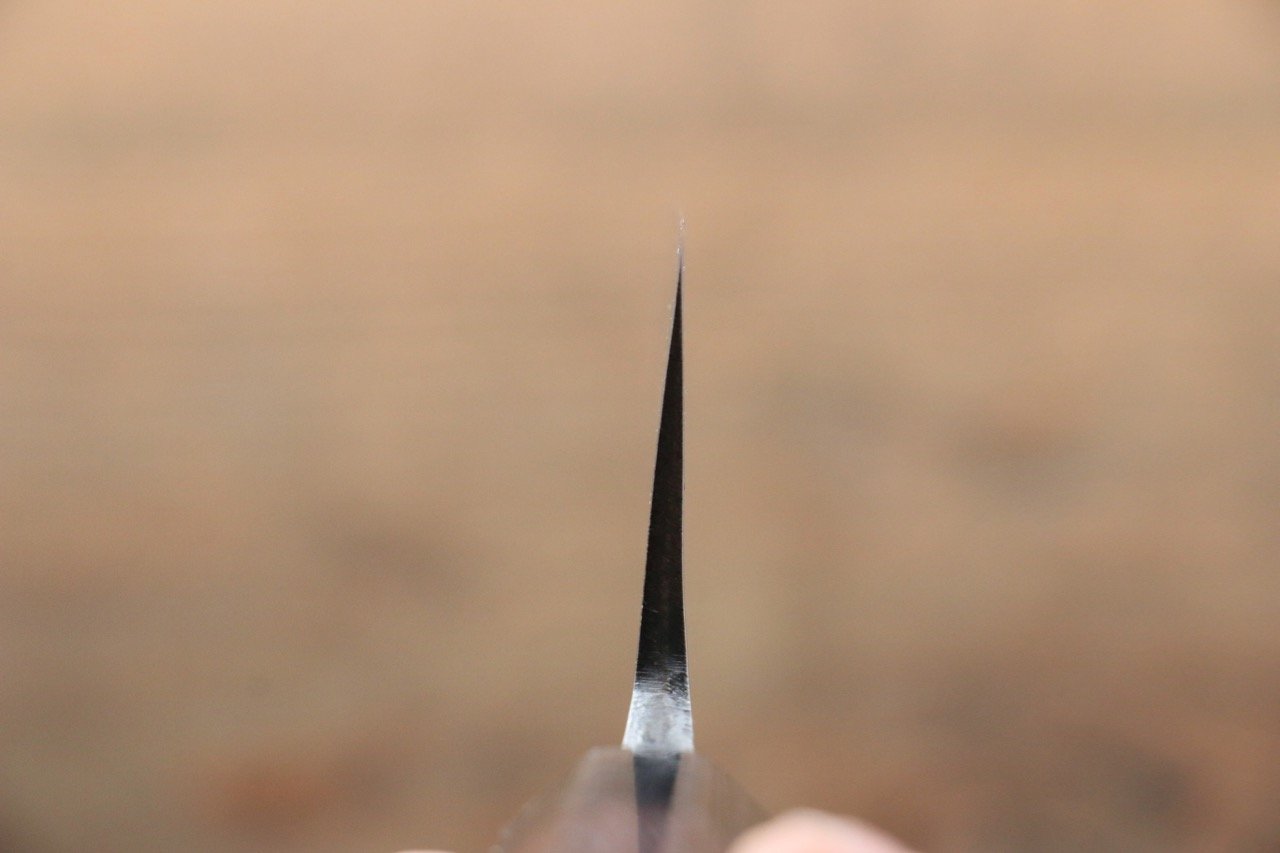 岩井 貴行 青ニ鋼 ダマスカス 舟行包丁 180mm 紫檀柄 - 清助刃物