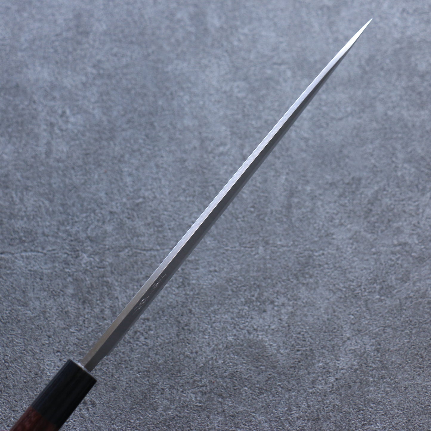 清助 V金1号 霞研 柳刃包丁 240mm 紫檀柄 - 清助刃物