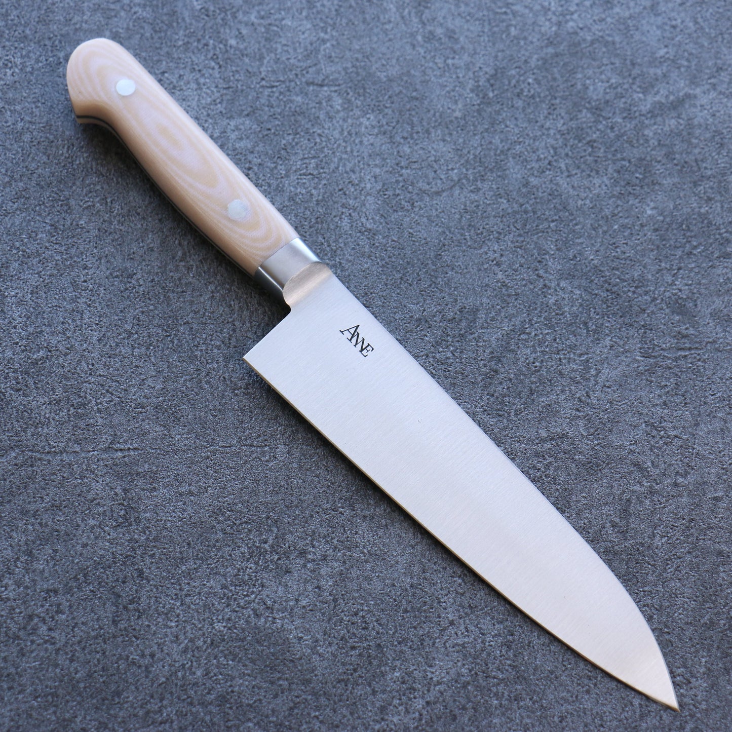ANNE 日本鋼 牛刀包丁 180mm マイカルタ柄 - 清助刃物