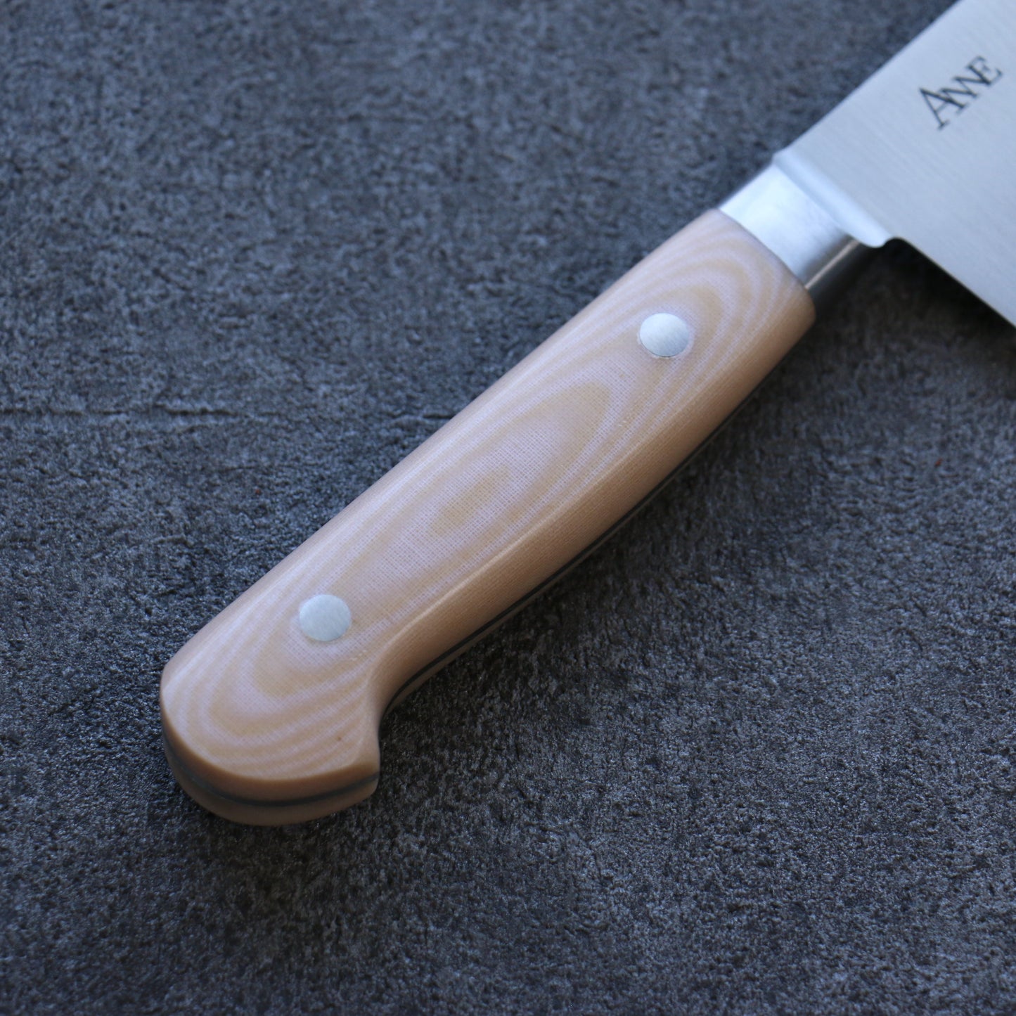 ANNE 日本鋼 牛刀包丁 180mm マイカルタ柄 - 清助刃物