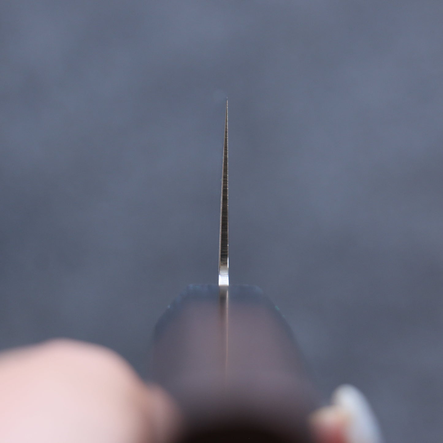 清助 AUS10 ミラークロス 三徳包丁 180mm 茶合板柄 - 清助刃物