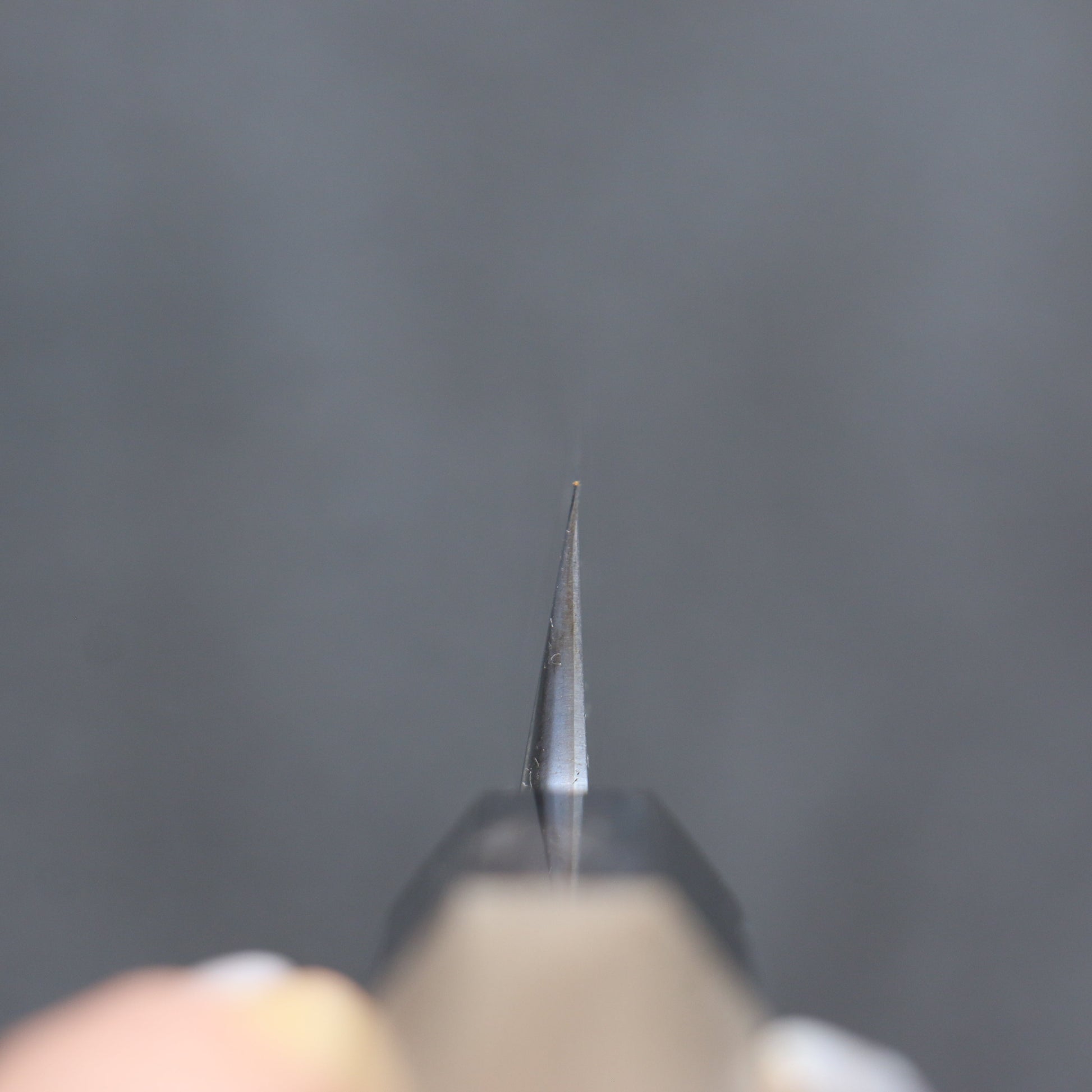 菊月 白ニ鋼 梨地 切付柳刃包丁  270mm 朴柄 - 清助刃物