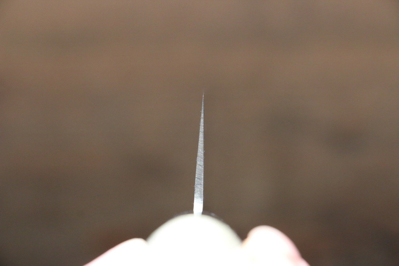 堺 孝行 AUS10 45層ダマスカス 菜切包丁 160mm 朴柄 - 清助刃物