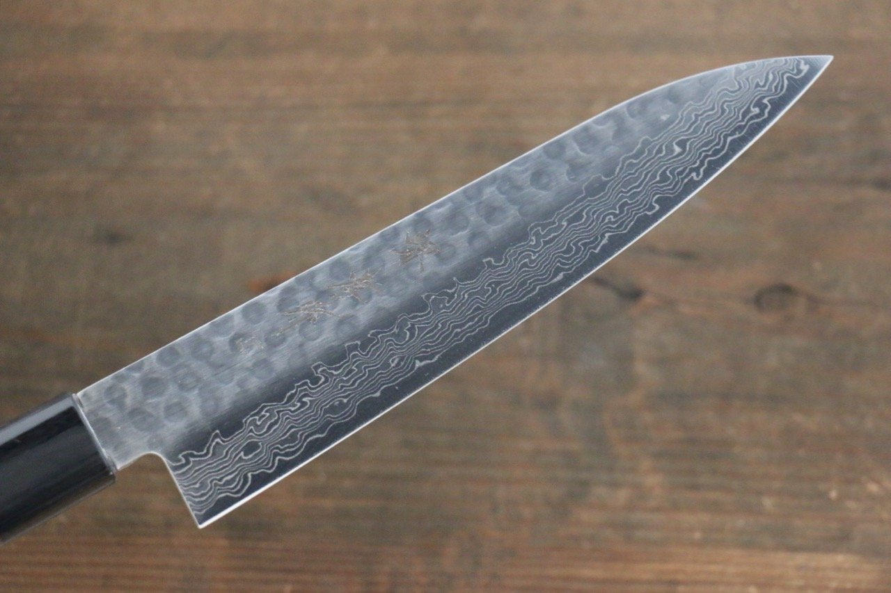 堺 孝行 AUS10 45層ダマスカス 牛刀包丁  180mm 紫檀柄 - 清助刃物