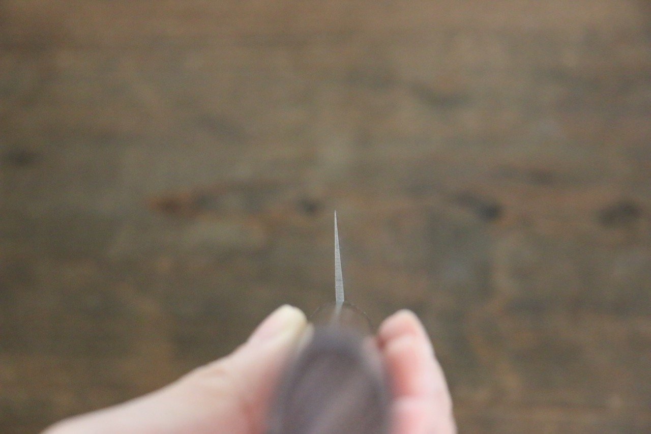 堺 孝行 AUS10 45層ダマスカス 牛刀包丁  180mm 紫檀柄 - 清助刃物