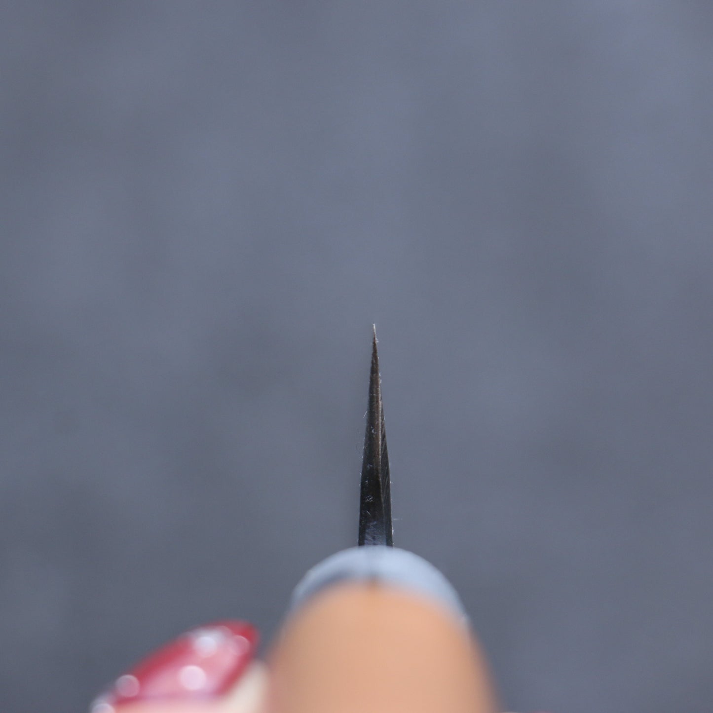 山本 直 白ニ鋼 黒打 ペティーナイフ 135mm 桜柄 - 清助刃物