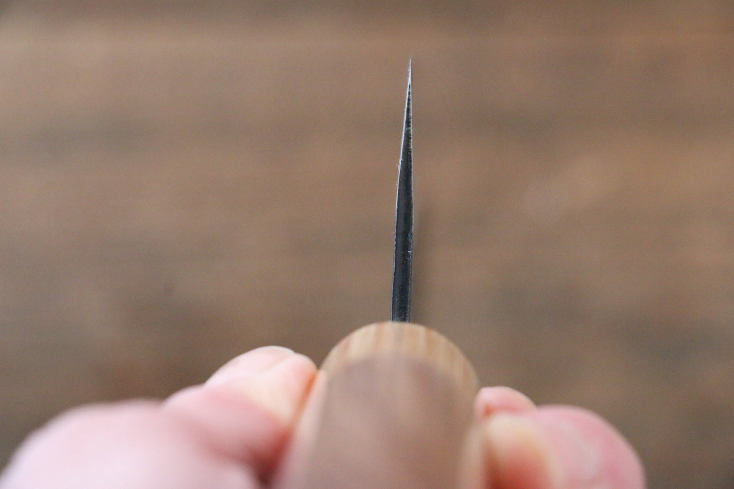 清助 黒白 青スーパー鋼 鎚目 黒打 切付牛刀包丁 210mm モラド柄 - 清助刃物