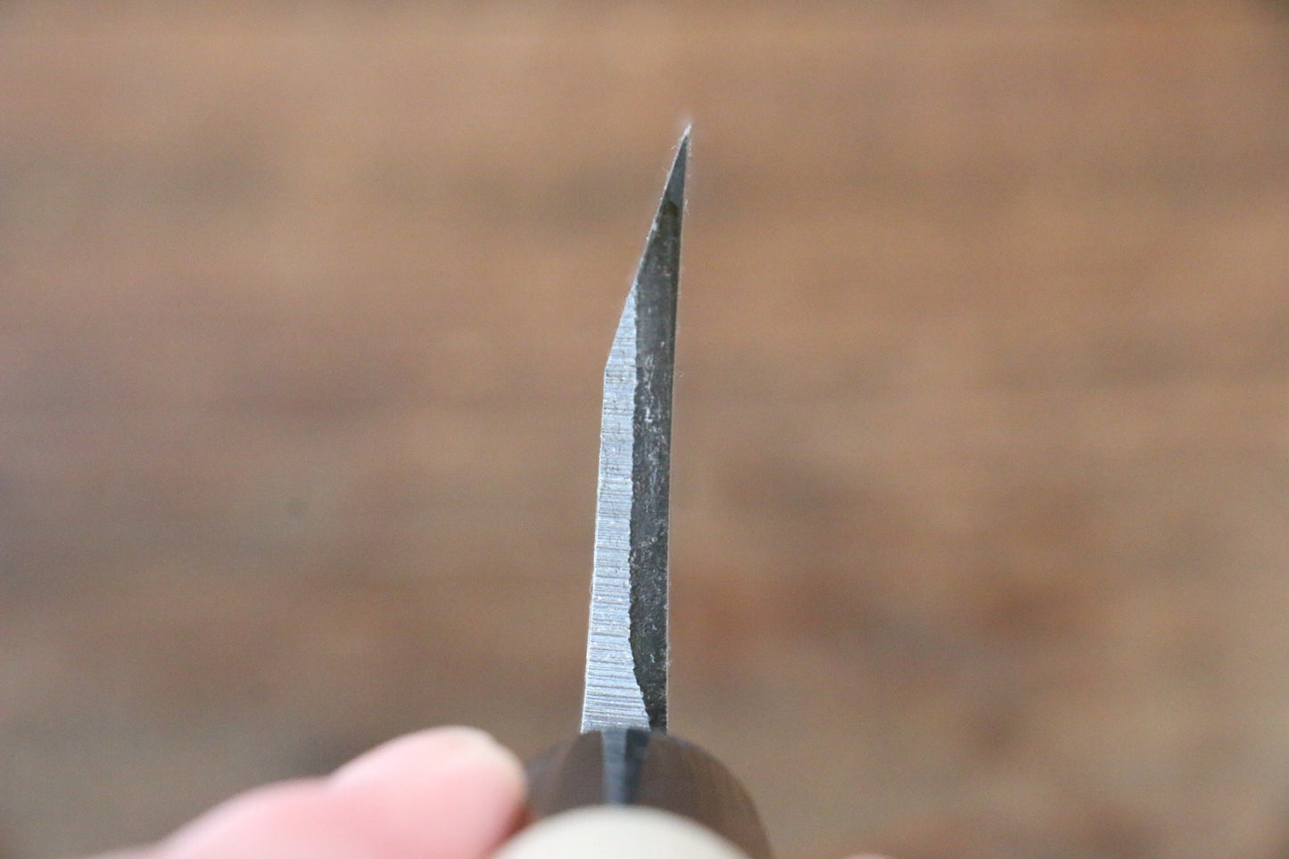 堺 孝行 霞研 白鋼 一登竜門の彫刻入り 出刃包丁 - 清助刃物