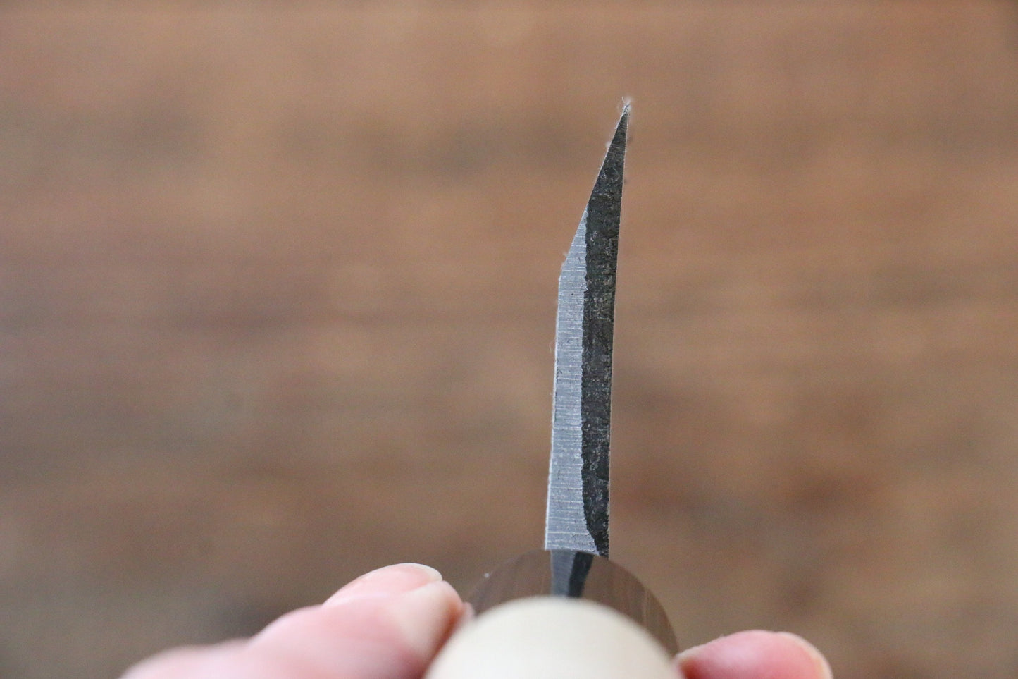 堺 孝行 霞研 白鋼 俎上の鯉の彫刻入り 出刃包丁 - 清助刃物