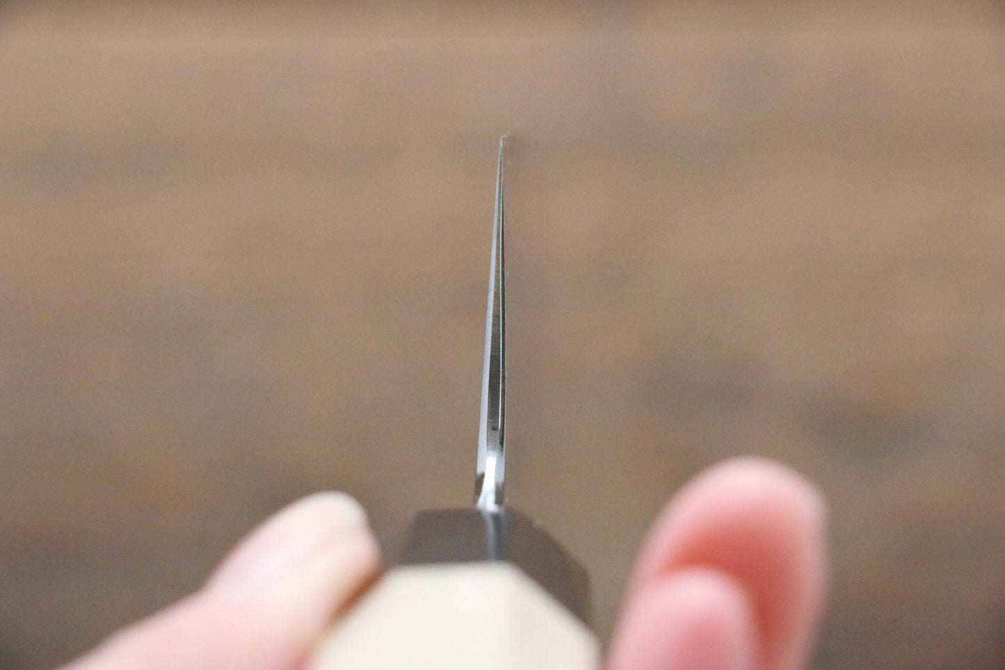 堺 菊守 青一鋼 ダマスカス 牛刀包丁 210mm 朴柄 - 清助刃物