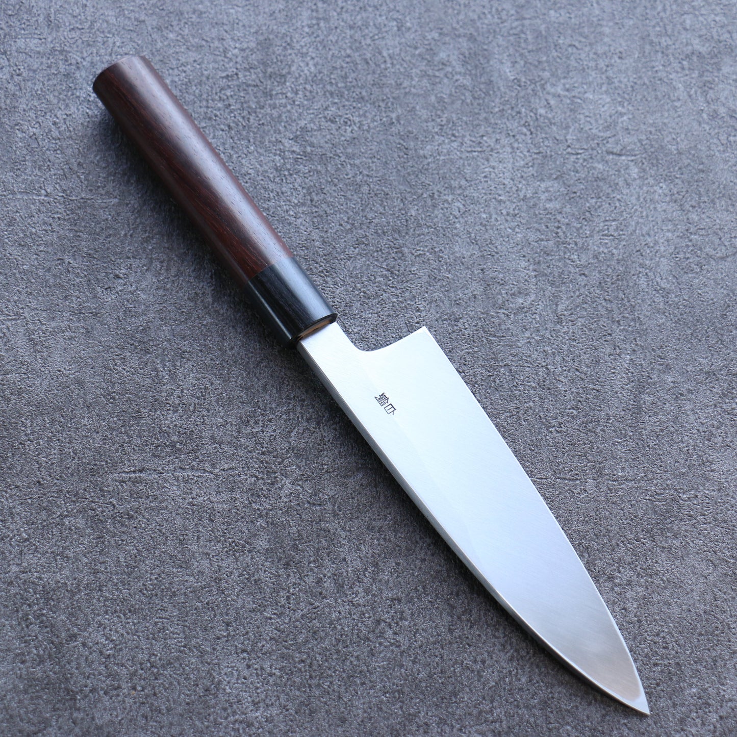 清助 白鋼 霞研 舟行包丁 180mm 紫檀柄 - 清助刃物