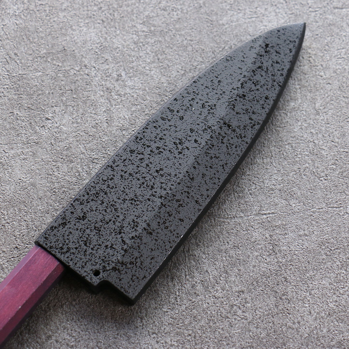 黒石目 朴 鞘 180mm 出刃包丁用 合板ピン付き - 清助刃物