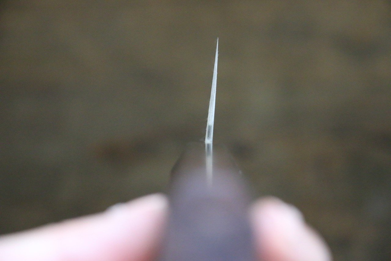 佑成 HAP40 3層 牛刀包丁 210mm 紫檀柄 - 清助刃物