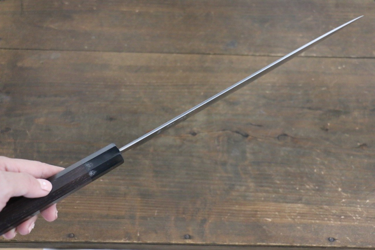 佑成 HAP40 3層 筋引包丁  270mm 紫檀柄 - 清助刃物