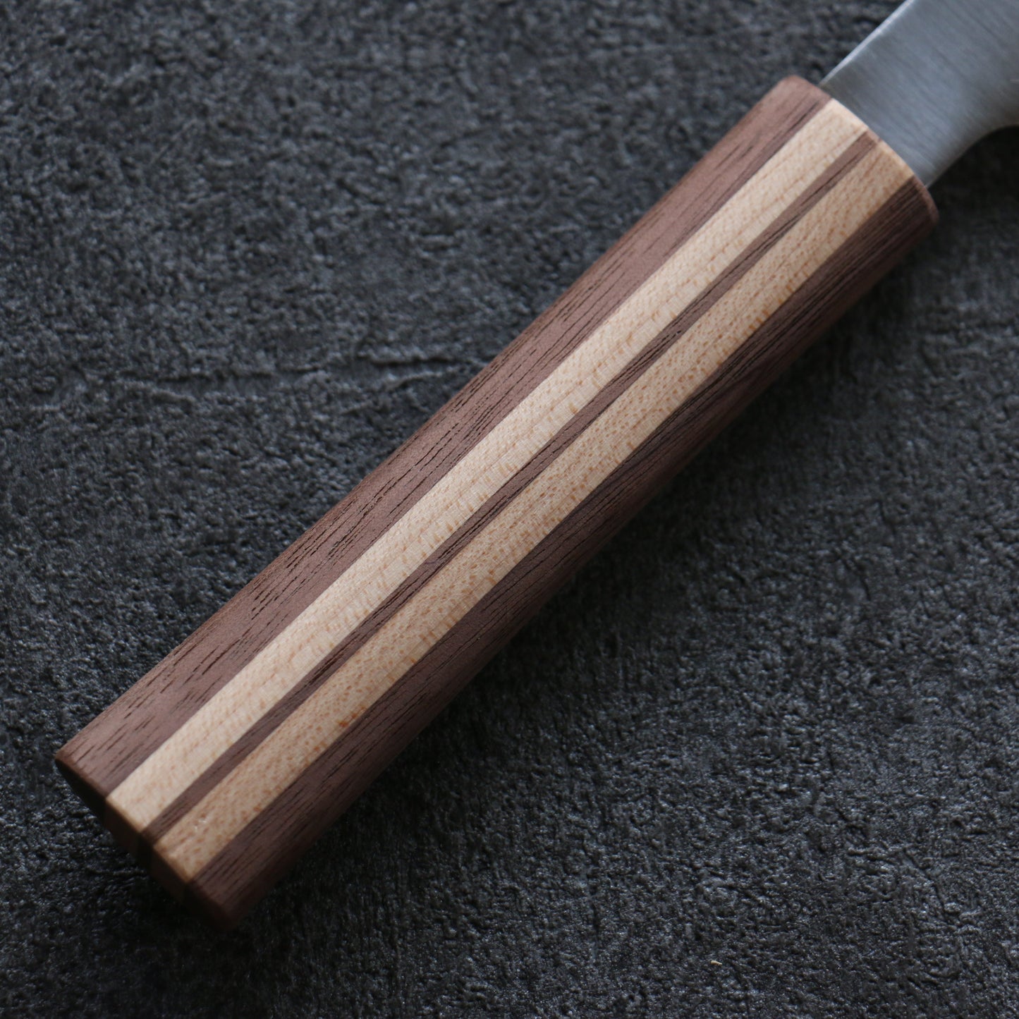 田中 誠貴 瞬(まじろ) 銀三鋼 ペティーナイフ 120mm 楓桜ウォルナット柄 - 清助刃物