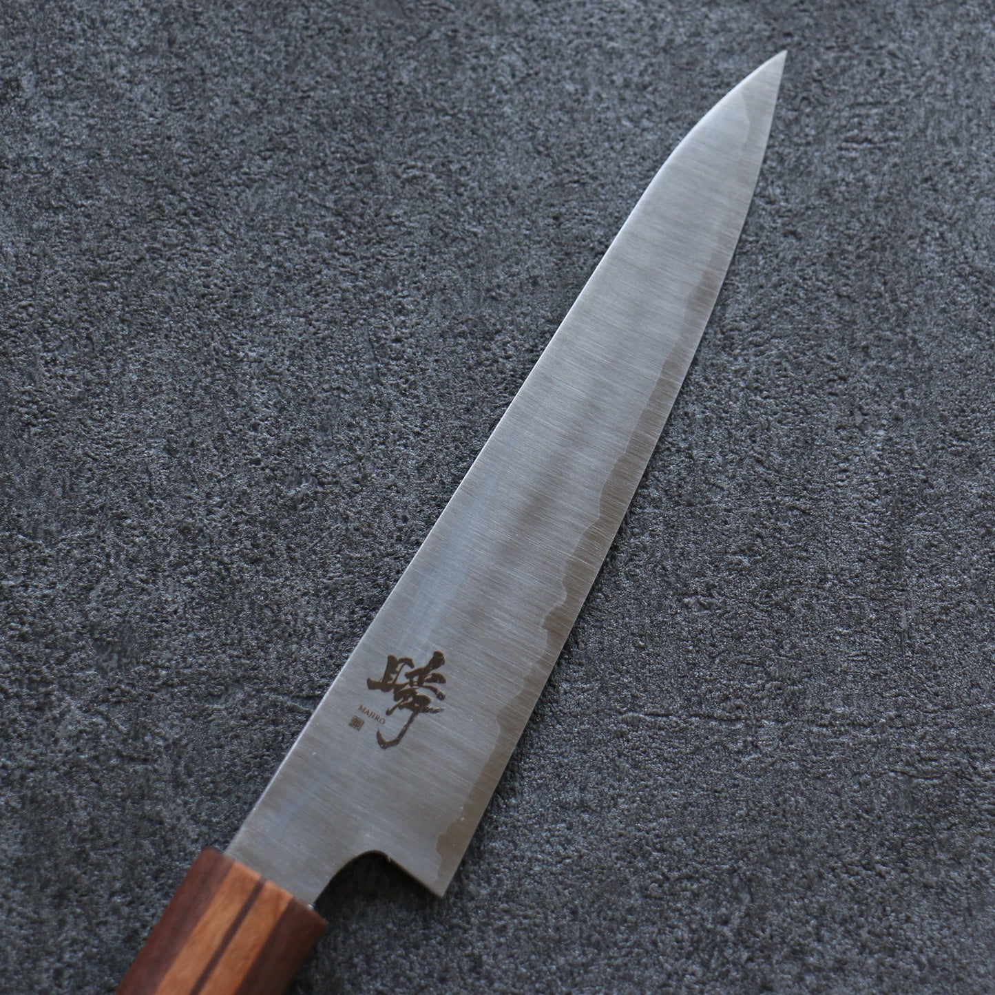田中 誠貴 瞬(まじろ) 銀三鋼 ペティーナイフ 150mm 楓桜ウォルナット柄 - 清助刃物