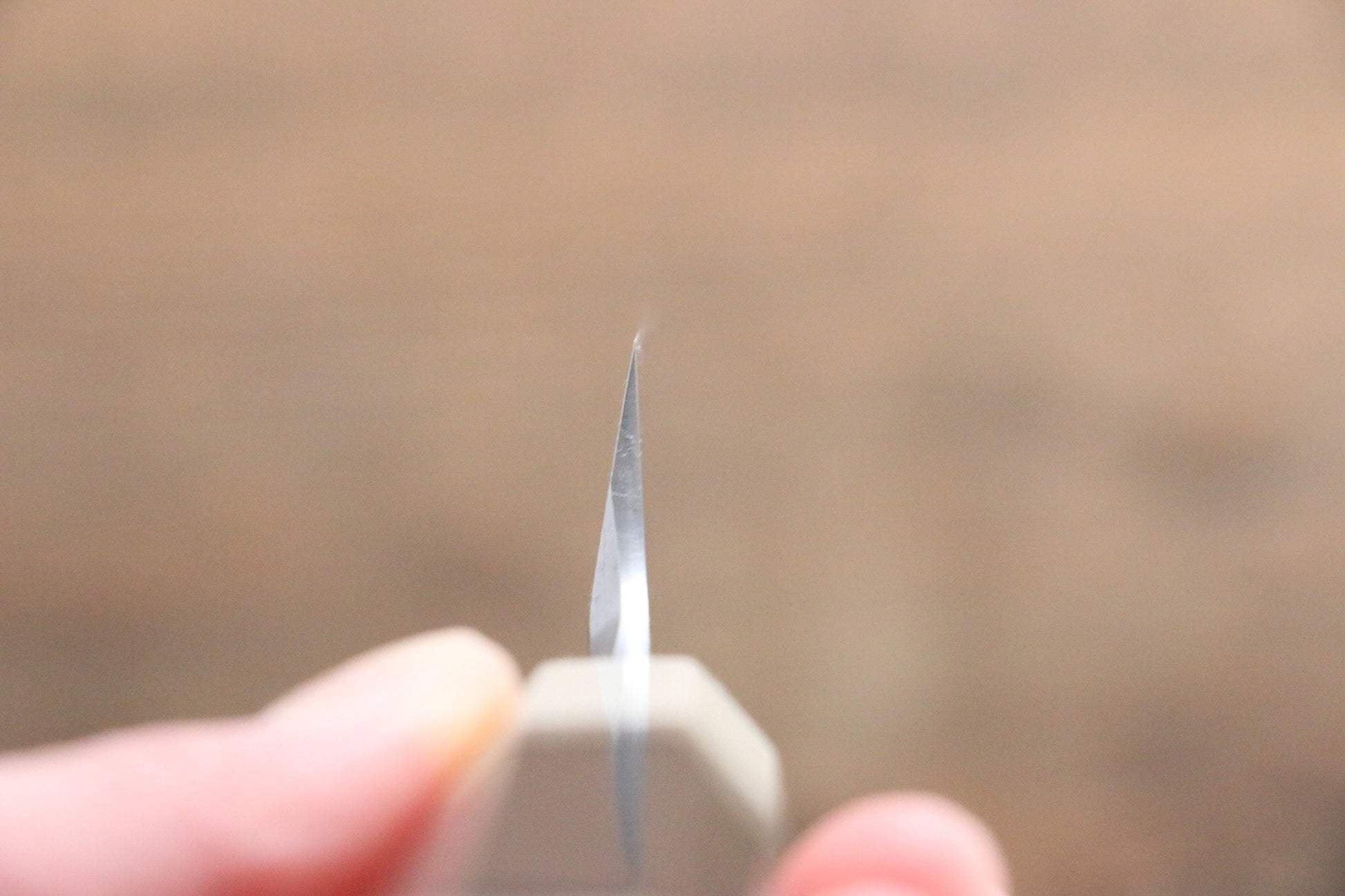 堺 孝行 銀三鋼 ダマスカス 切付柳刃包丁  270mm リング付き黒檀柄 鞘付き - 清助刃物