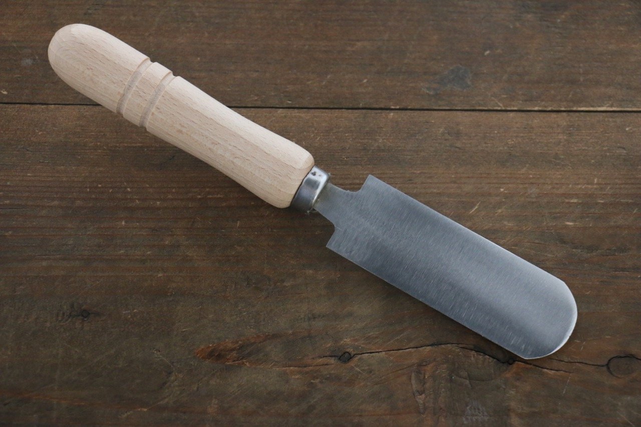 Sakai Takayuki Stainless Abalone spatula 210mm (Flat type) - 清助刃物