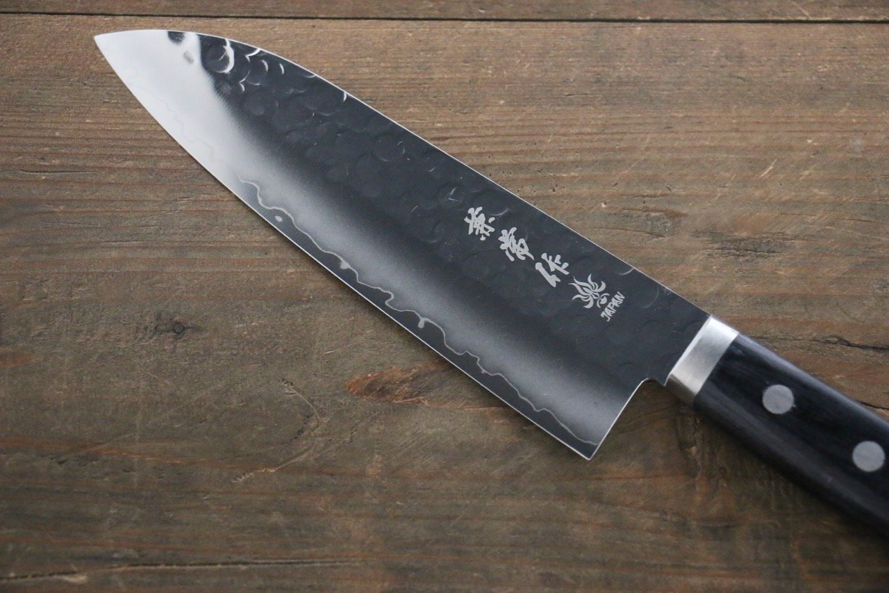 兼常 V金1号 鎚目 三徳包丁 165mm 合板柄 - 清助刃物