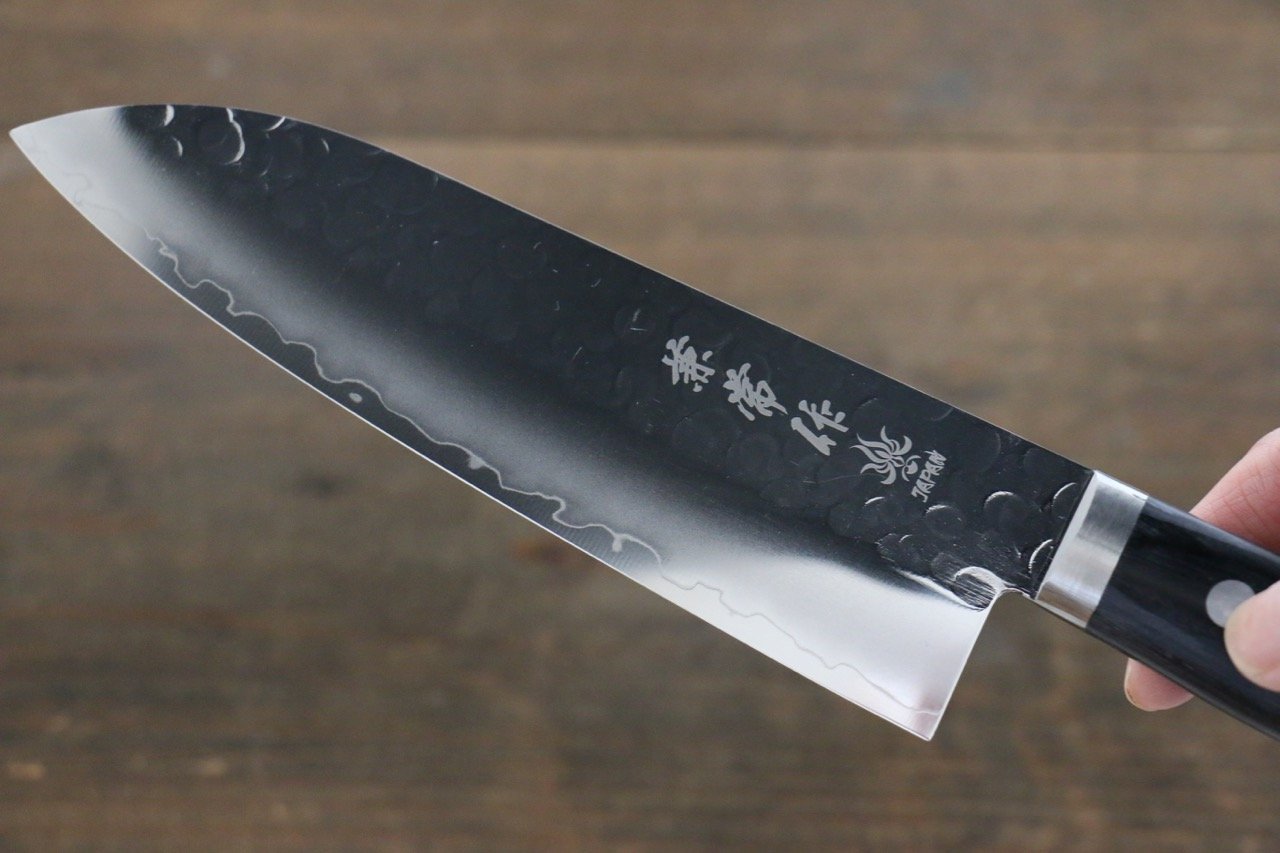 兼常 V金1号 鎚目 三徳包丁 165mm 合板柄 - 清助刃物