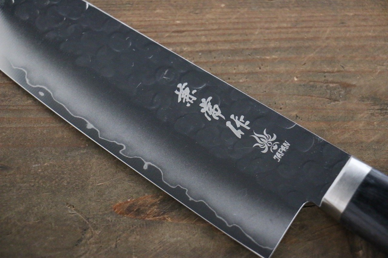 兼常 V金1号 鎚目 三徳包丁 165mm 合板柄 - 清助刃物