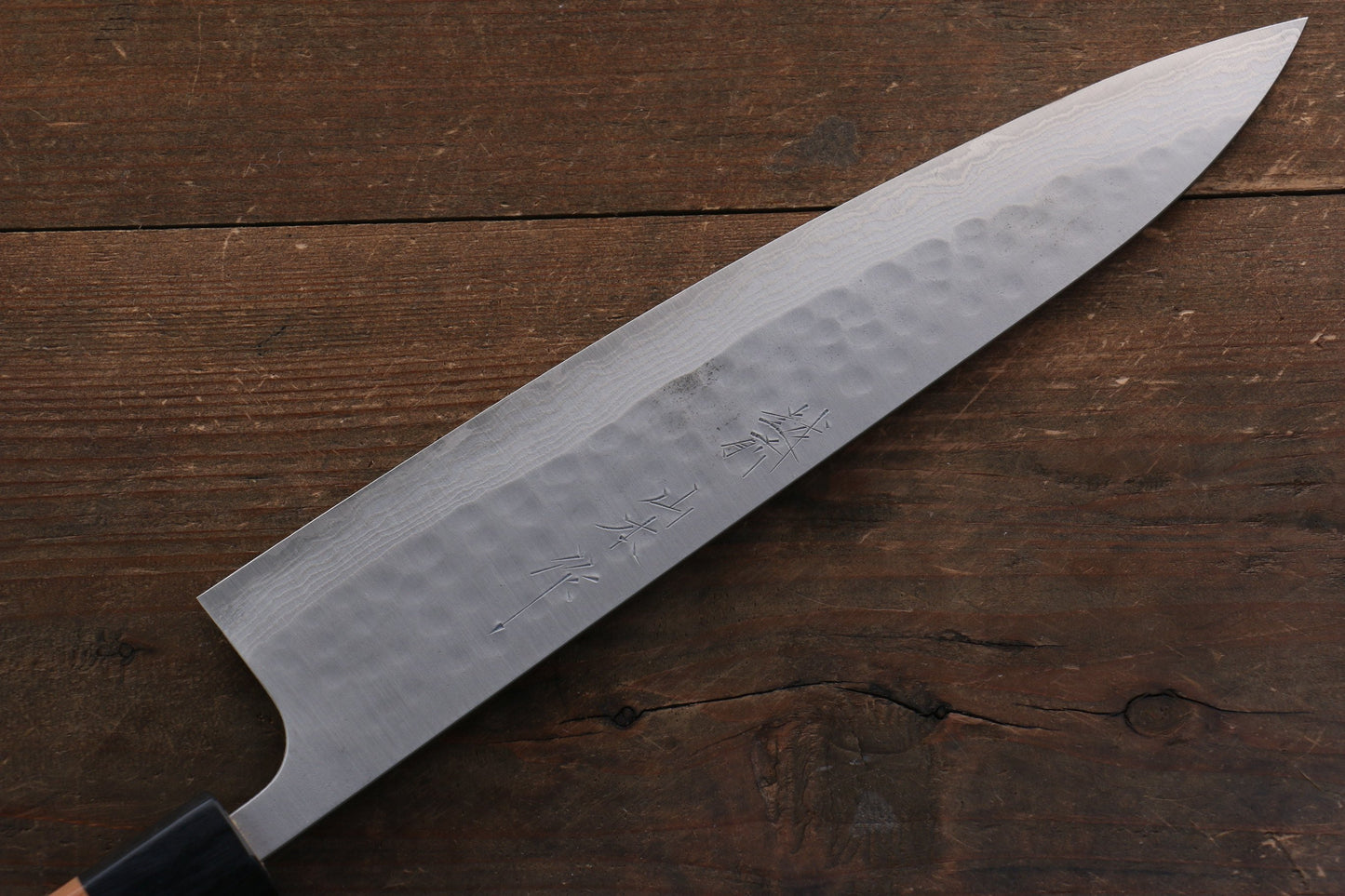 山本 直 SRS13 黒ダマスカス 牛刀包丁 240mm 桜柄 - 清助刃物