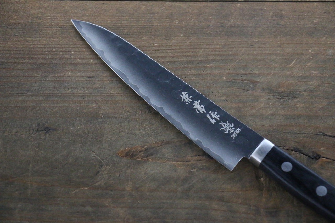 兼常 V金1号 鎚目 ペティーナイフ 135mm 合板柄 - 清助刃物