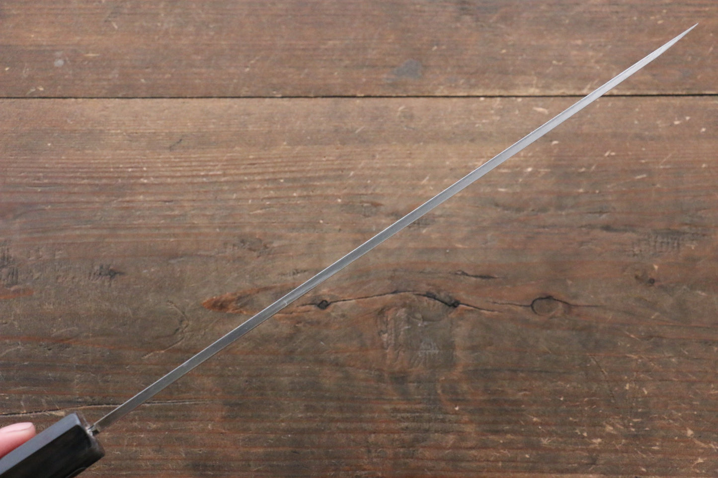 田中 誠貴 V金10号 ダマスカス 柳刃包丁  270mm 黒檀柄 - 清助刃物