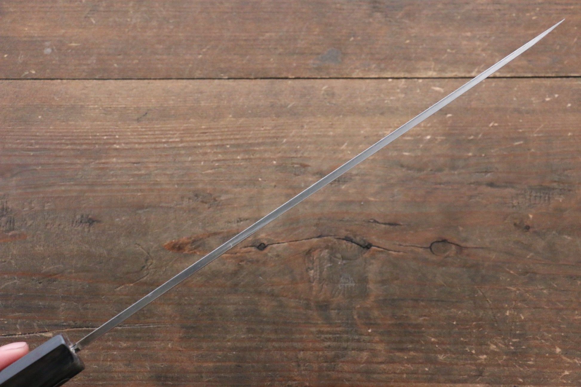 田中 誠貴 V金10号 ダマスカス 柳刃包丁  270mm 黒檀柄 - 清助刃物