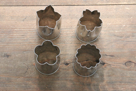 Vegetable cutout Big (4 pieces) - 清助刃物