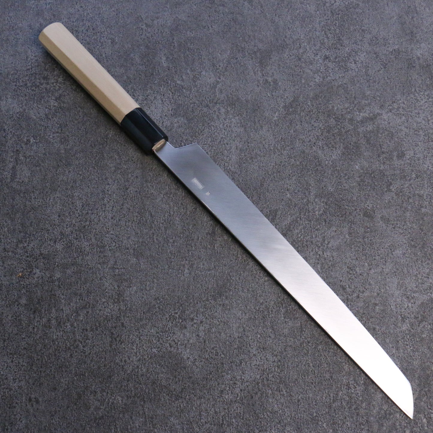 菊月 銀三鋼 暈し 先丸蛸引包丁 270mm 朴柄 - 清助刃物