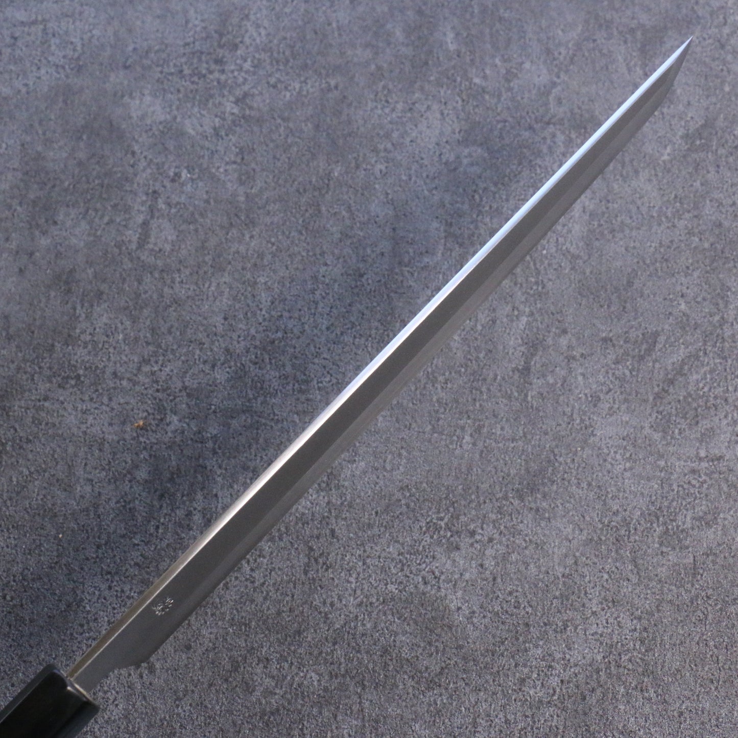 菊月 銀三鋼 暈し 先丸蛸引包丁 270mm 朴柄 - 清助刃物
