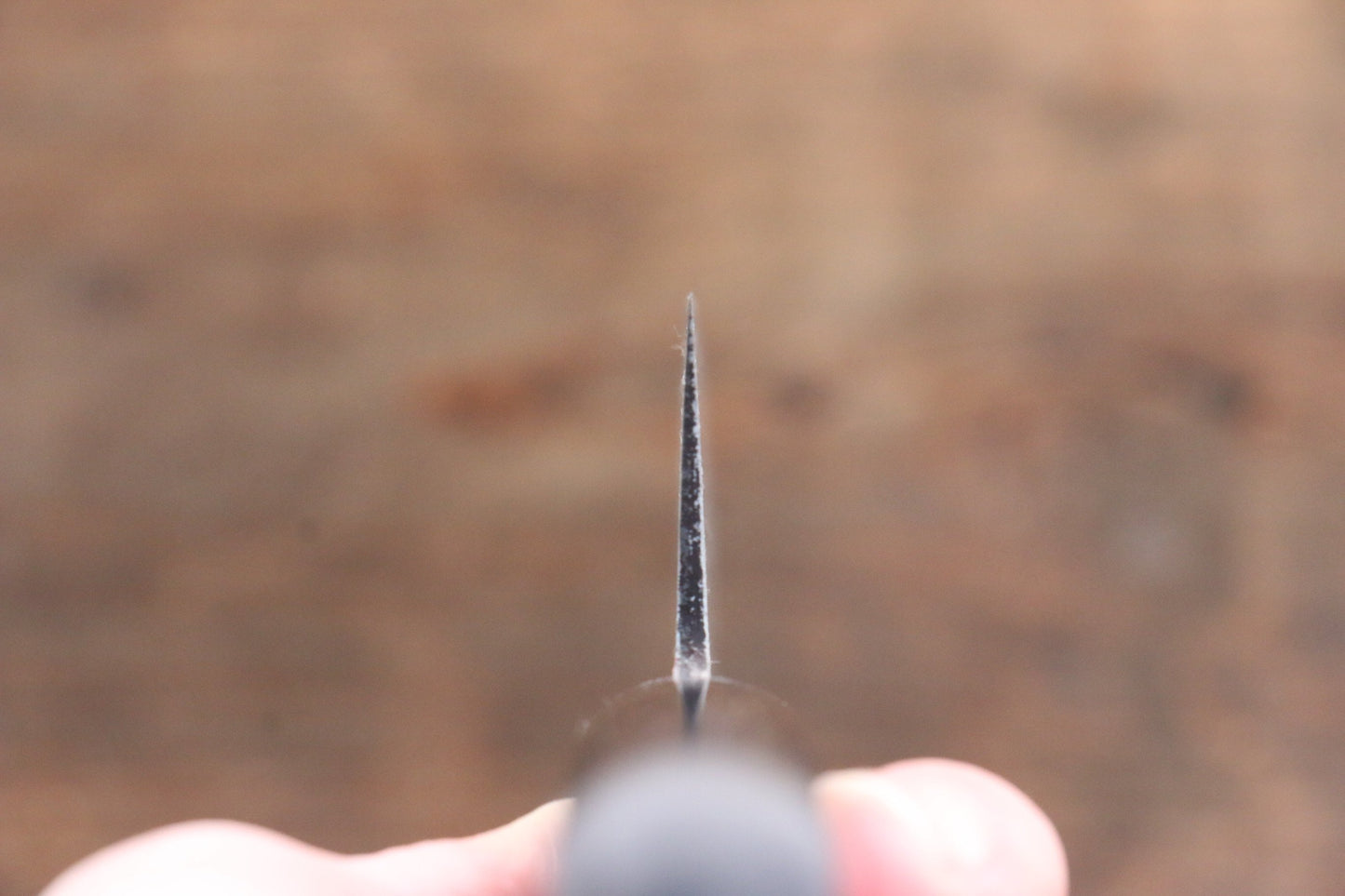 山本 直 V金10号 黒ダマスカス 三徳包丁 180mm 黒合板柄 - 清助刃物