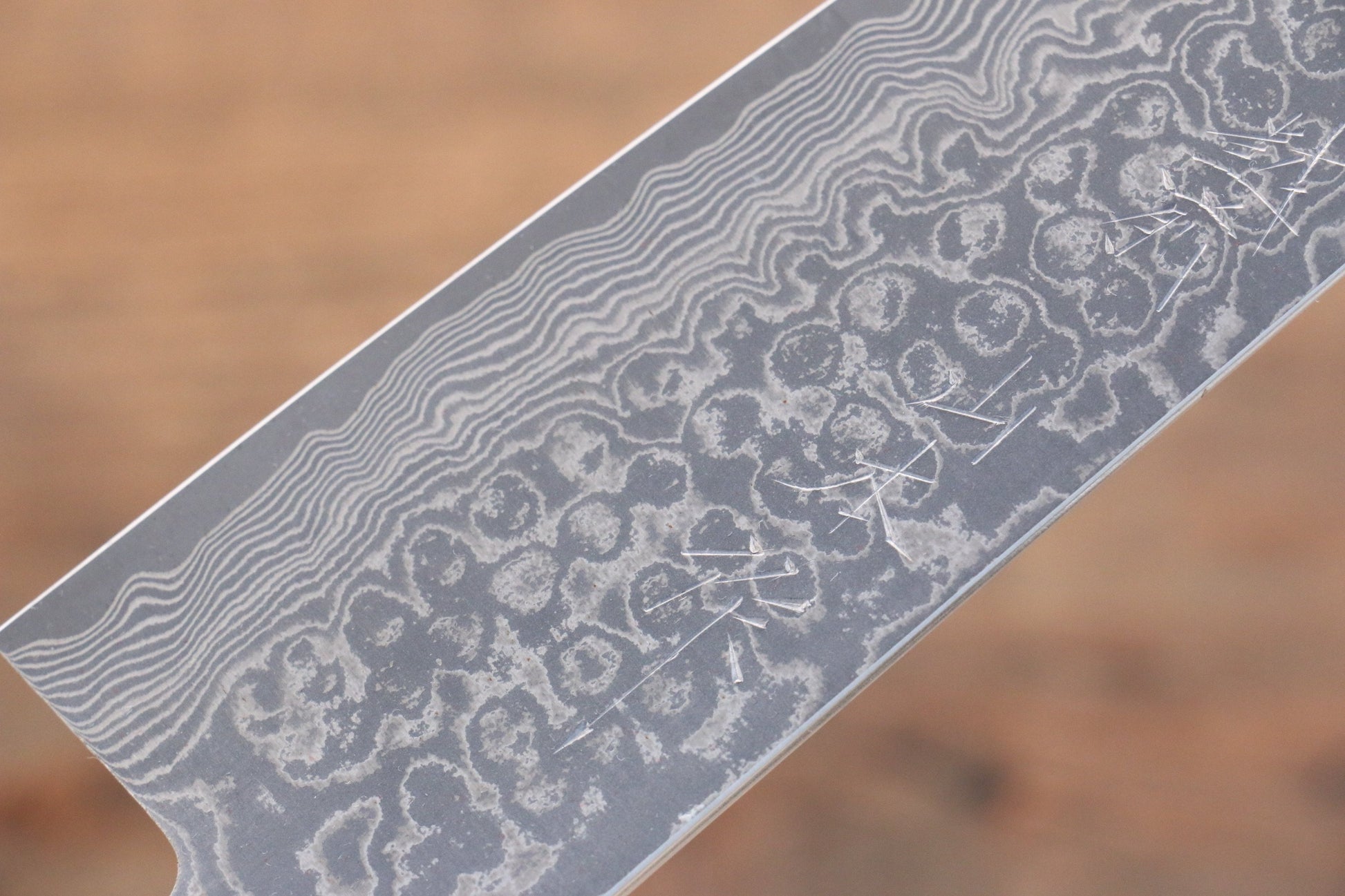 山本 直 SG2 ダマスカス 磨き仕上げ 牛刀包丁  180mm 黒合板柄 - 清助刃物