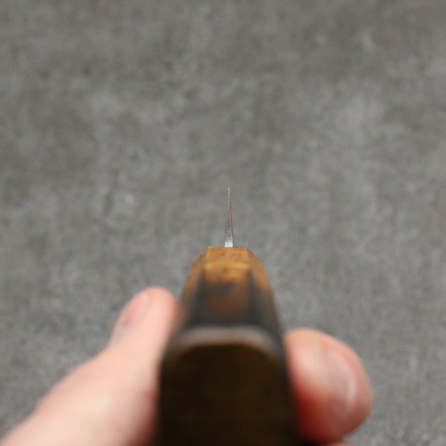 清助 SLD鋼 和紙地 ペティーナイフ 135mm 樫焼柄 - 清助刃物