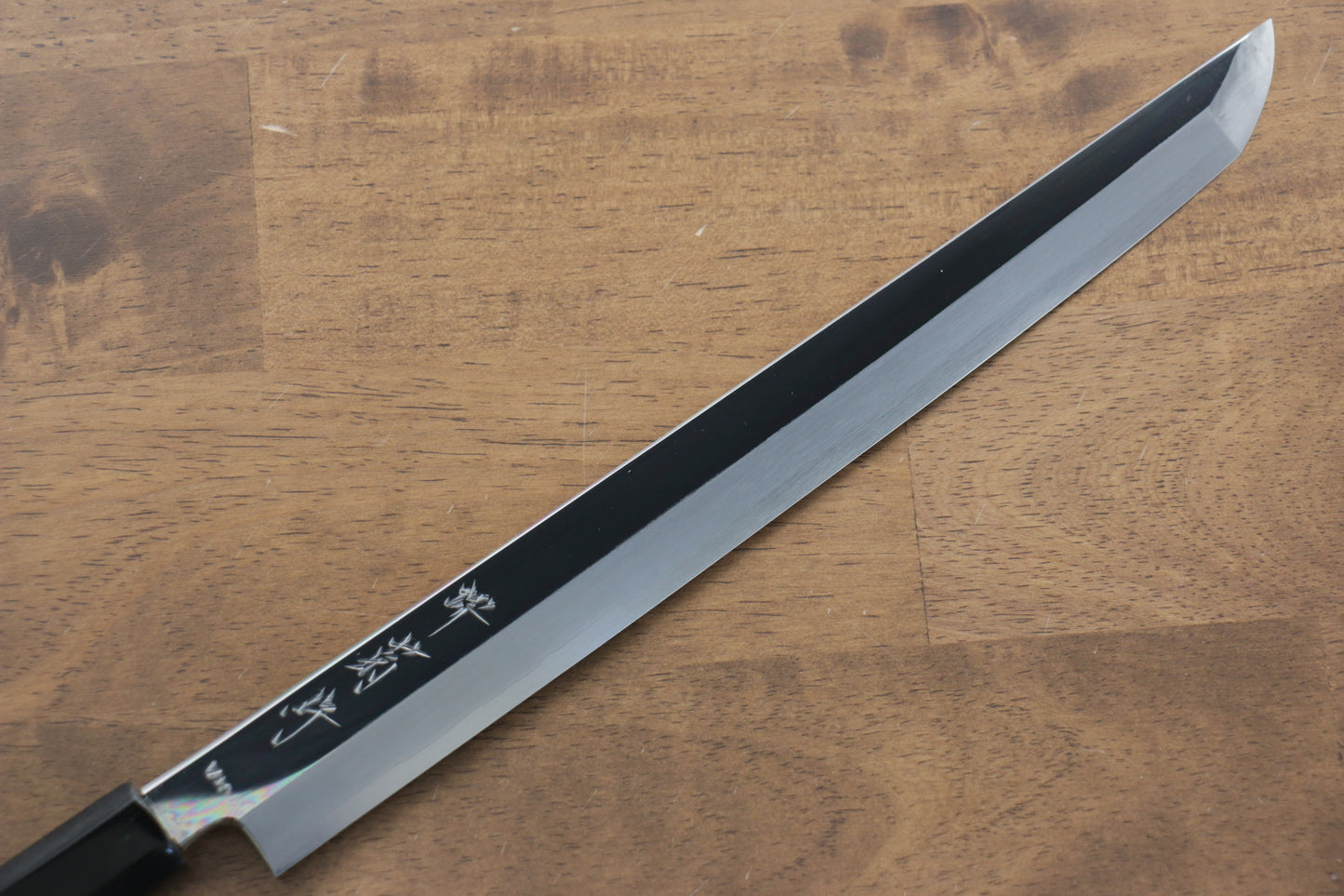 堺 菊守 V金10号 鏡面仕上げ 先丸蛸引包丁 270mm 朴柄 - 清助刃物