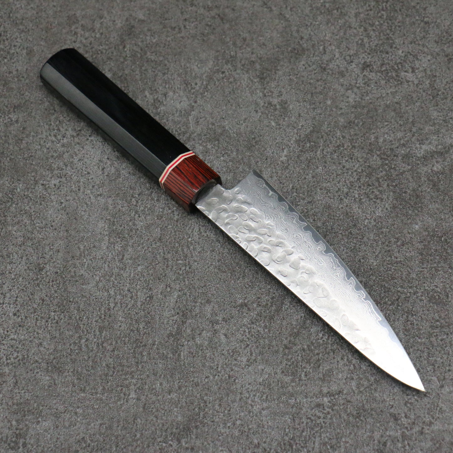 清助 V金10号 小三徳包丁 135mm 黒合板柄 - 清助刃物