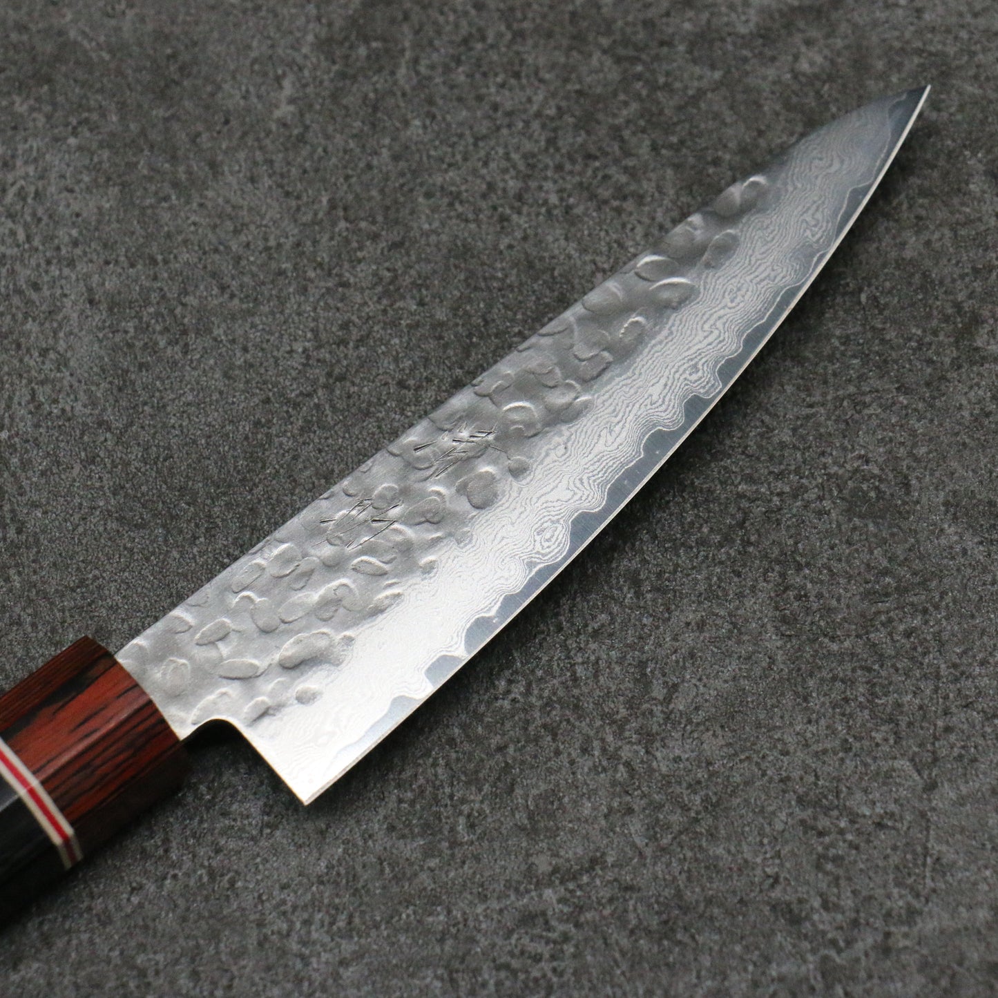 清助 V金10号 小三徳包丁 135mm 黒合板柄 - 清助刃物