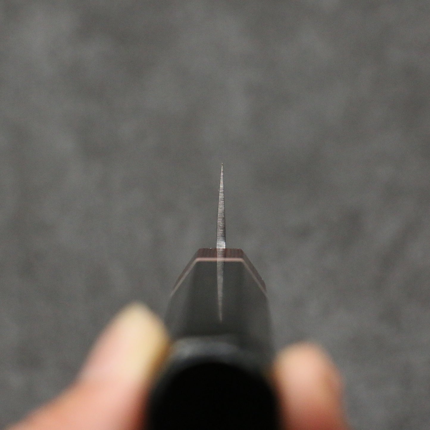 清助 V金10号 小三徳包丁 135mm 黒合板柄 - 清助刃物