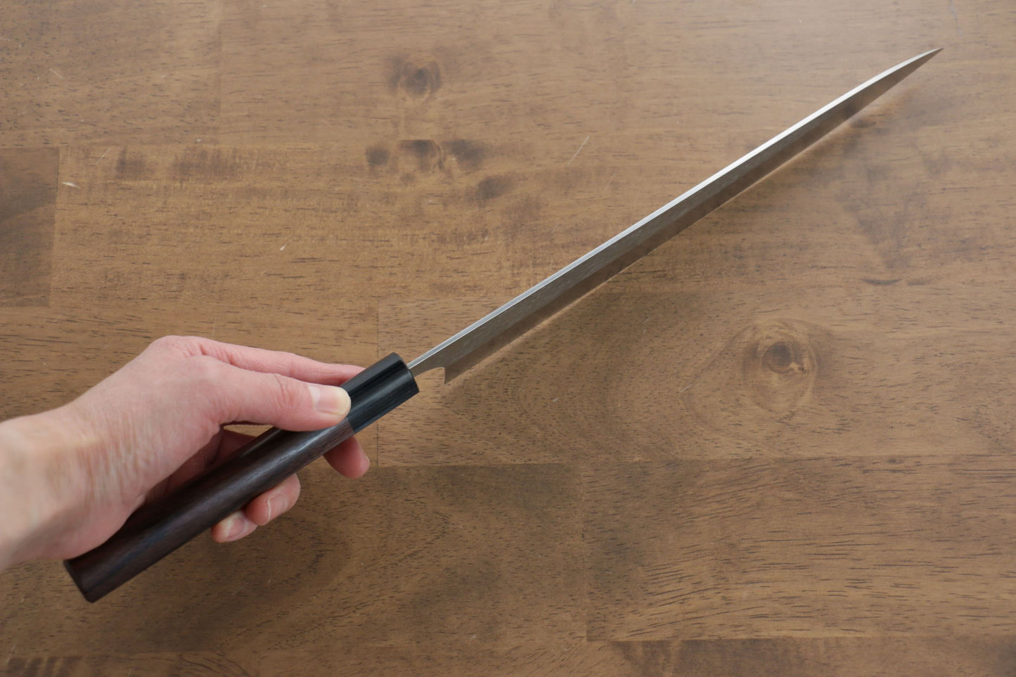 尾形 峻吾 SG2 筋引包丁  240mm 紫檀柄 - 清助刃物