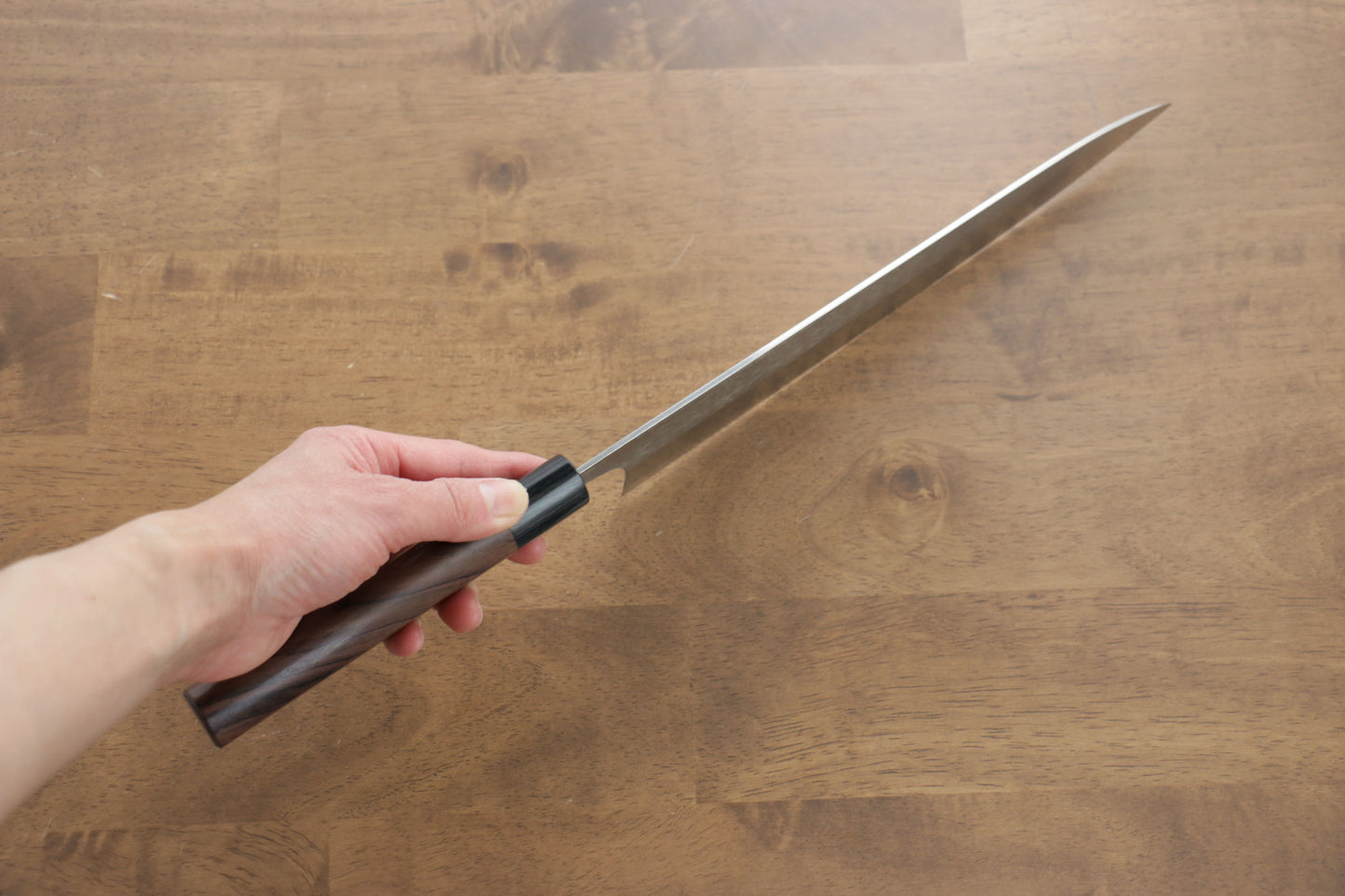 尾形 峻吾 SG2 牛刀包丁  240mm 紫檀柄 - 清助刃物