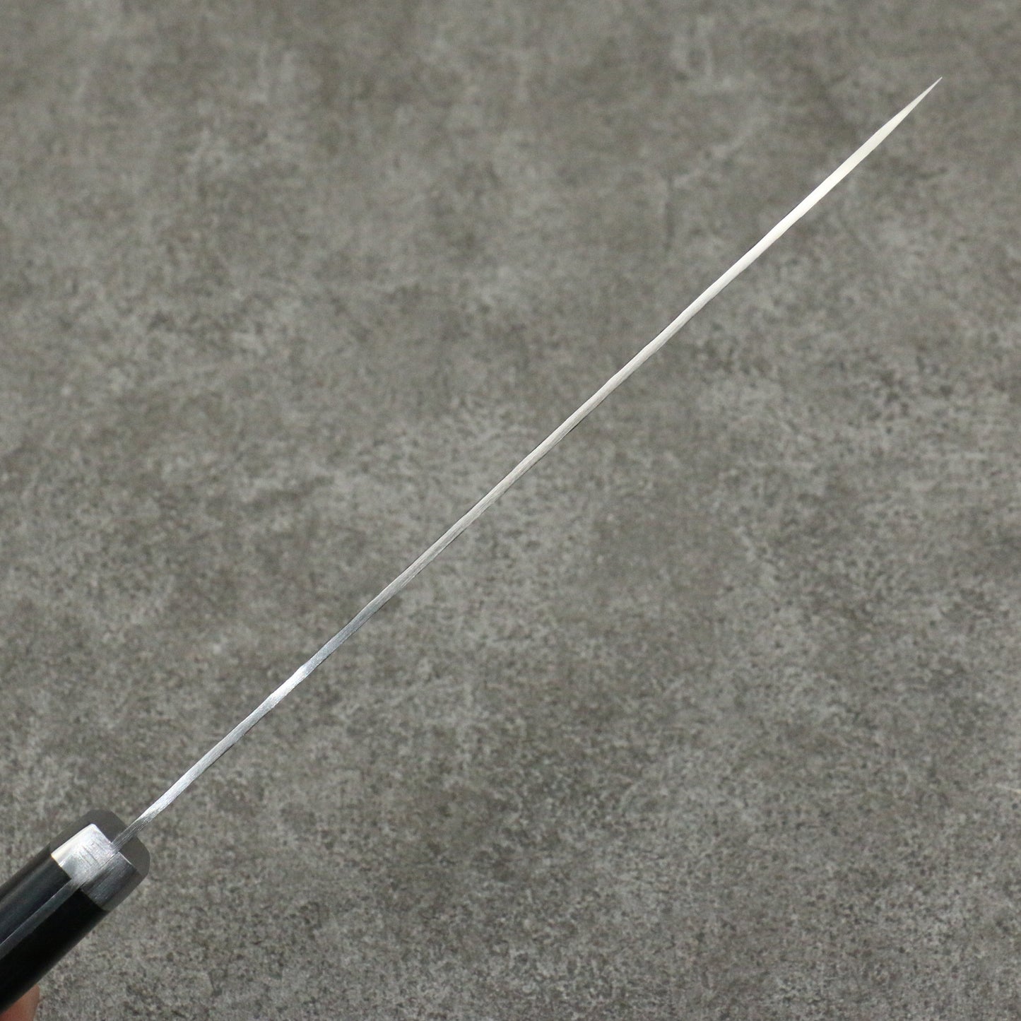 兼常 V金1号 鎚目 牛刀包丁 180mm 黒合板柄 - 清助刃物