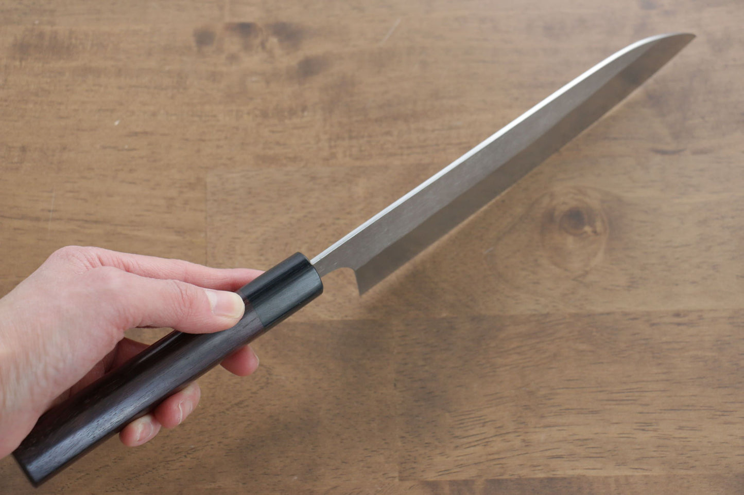 尾形 峻吾 SG2 三徳包丁  180mm 紫檀柄 - 清助刃物