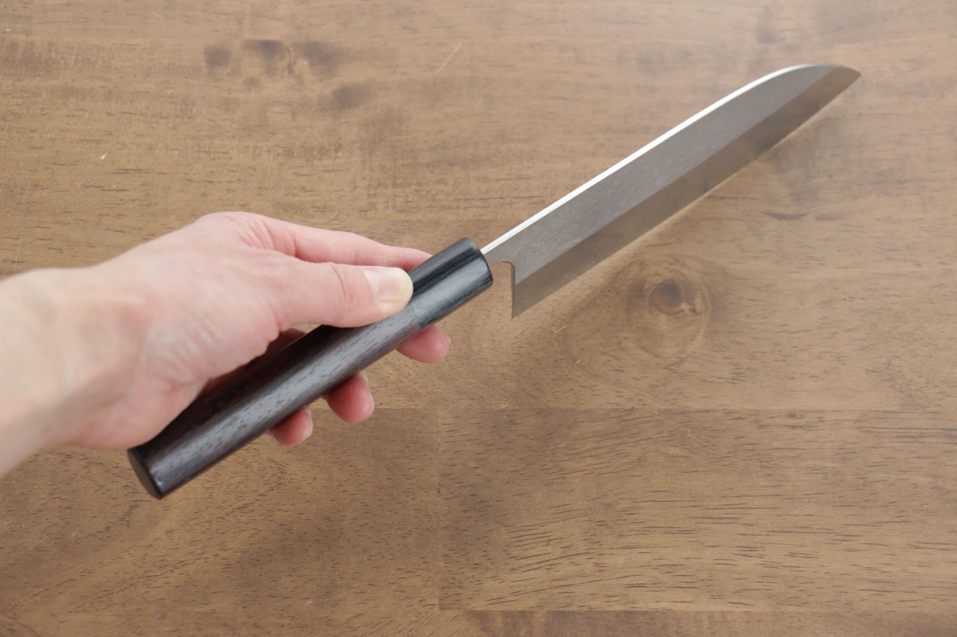 尾形 峻吾 SG2 三徳包丁  150mm 紫檀柄 - 清助刃物