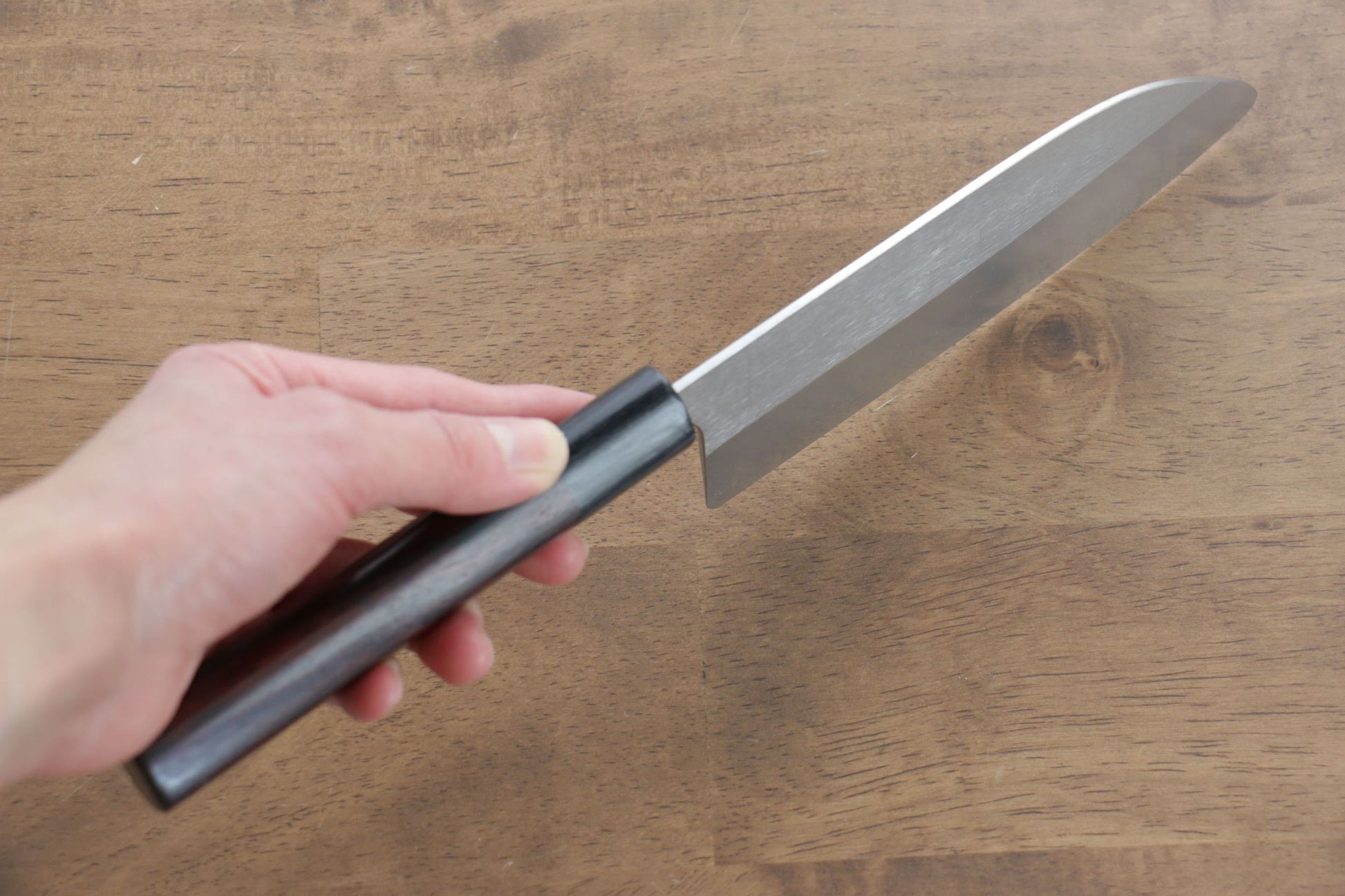 尾形 峻吾 SG2 三徳(丸)  150mm 紫檀柄 - 清助刃物