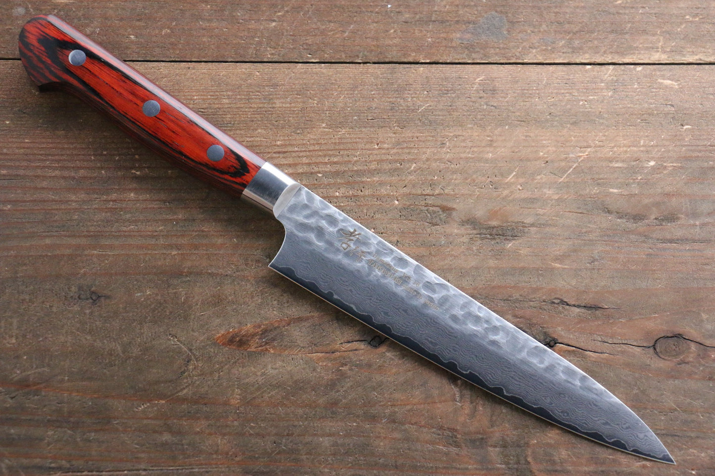 Sakai Takayuki VG10 33 Layer Damascus  Sujihiki, Gyuto 240mm, Santoku, Petty 150mm & Paring 80mm Set - 清助刃物