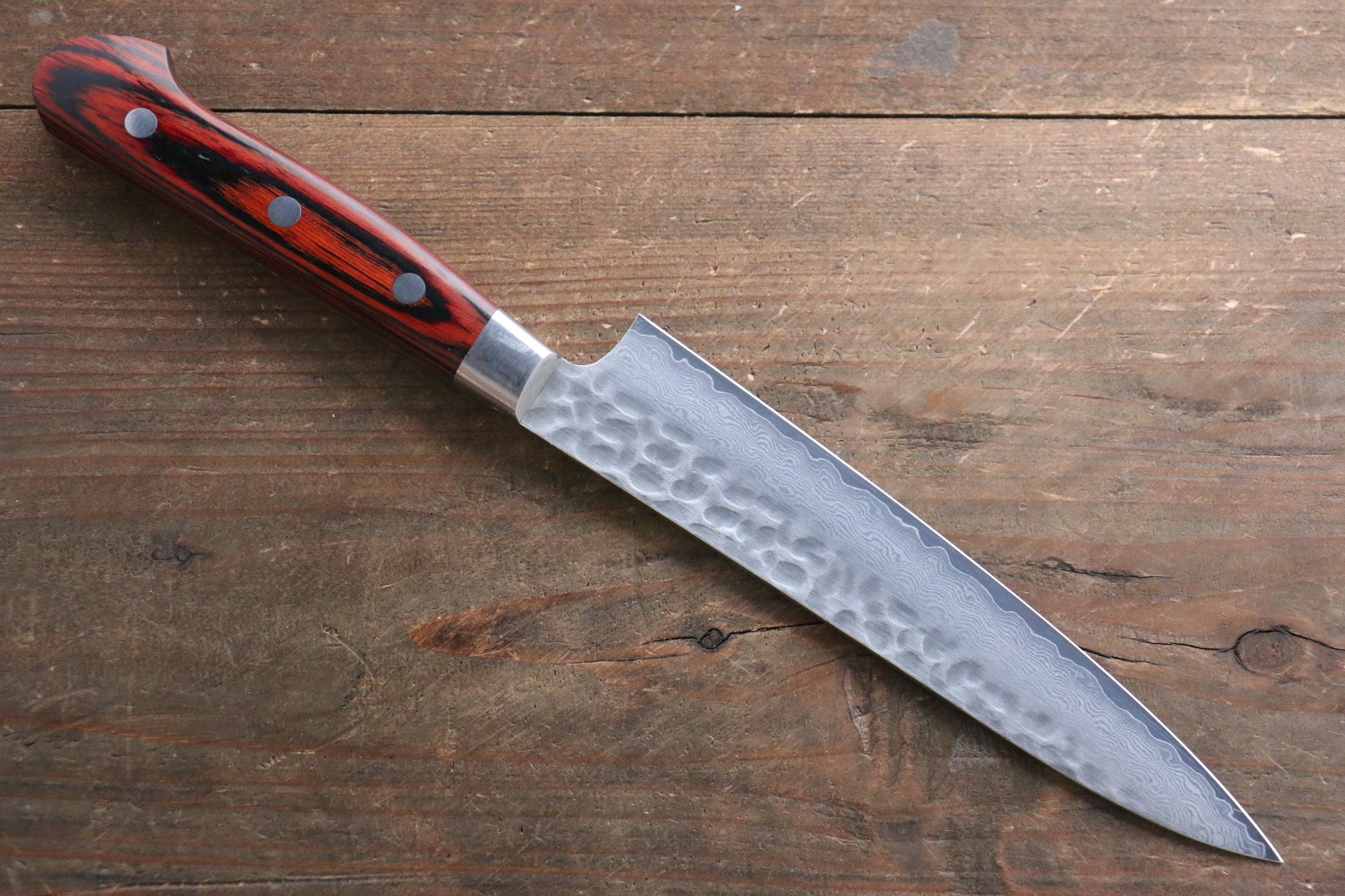 Sakai Takayuki VG10 33 Layer Damascus  Sujihiki, Gyuto 240mm, Santoku, Petty 150mm & Paring 80mm Set - 清助刃物