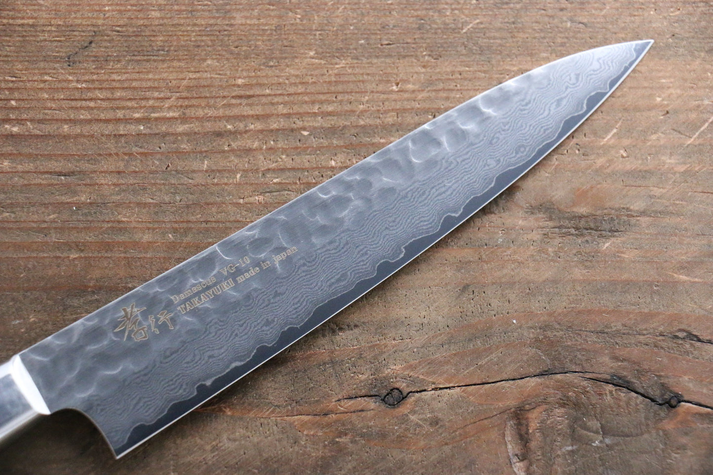 Sakai Takayuki VG10 33 Layer Damascus  Sujihiki, Gyuto 240mm, Santoku, Petty 150mm & Paring 80mm Set - 清助刃物