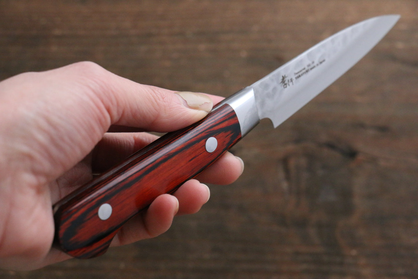 Sakai Takayuki VG10 33 Layer Damascus  Sujihiki, Gyuto 240mm, Santoku, Petty 150mm & Paring 80mm Set - 清助刃物