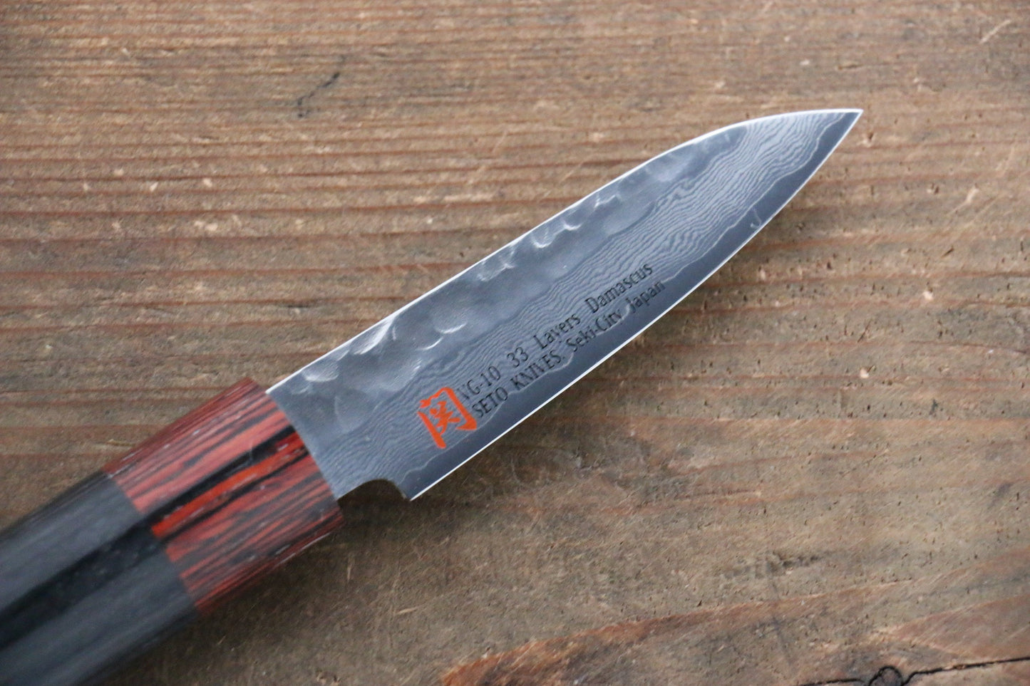 Iseya VG10 33 Layer Damascus Japanese Petty 80mm, Petty 150mm, Santoku, Small Santoku, Gyuto, Nakiri & Sushi Chef Knife 210mm Set - 清助刃物